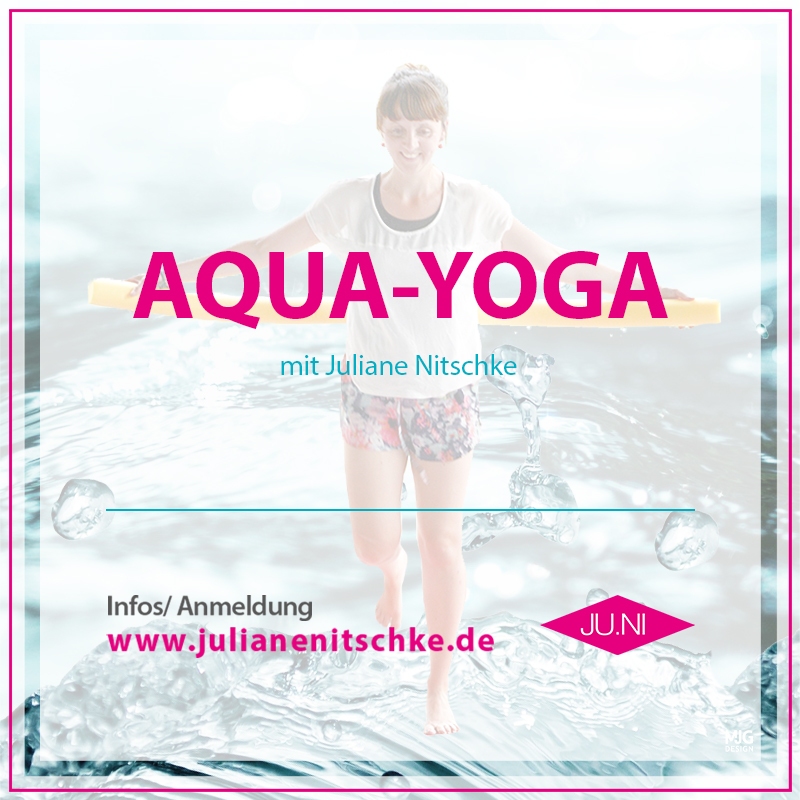 Aqua-Yoga mit Juliane Nitschke, ab September 2022 in der Schwimmhalle in Piesteritz